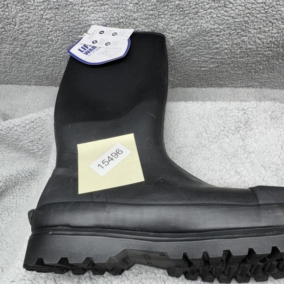 Hisea Boots Mens Size 13 Black Neoprene Waterproof Rubber Rain Work Outdoor - Picture 15 of 15